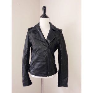 LAST CHANCE! Genuine Leather Moto Jacket